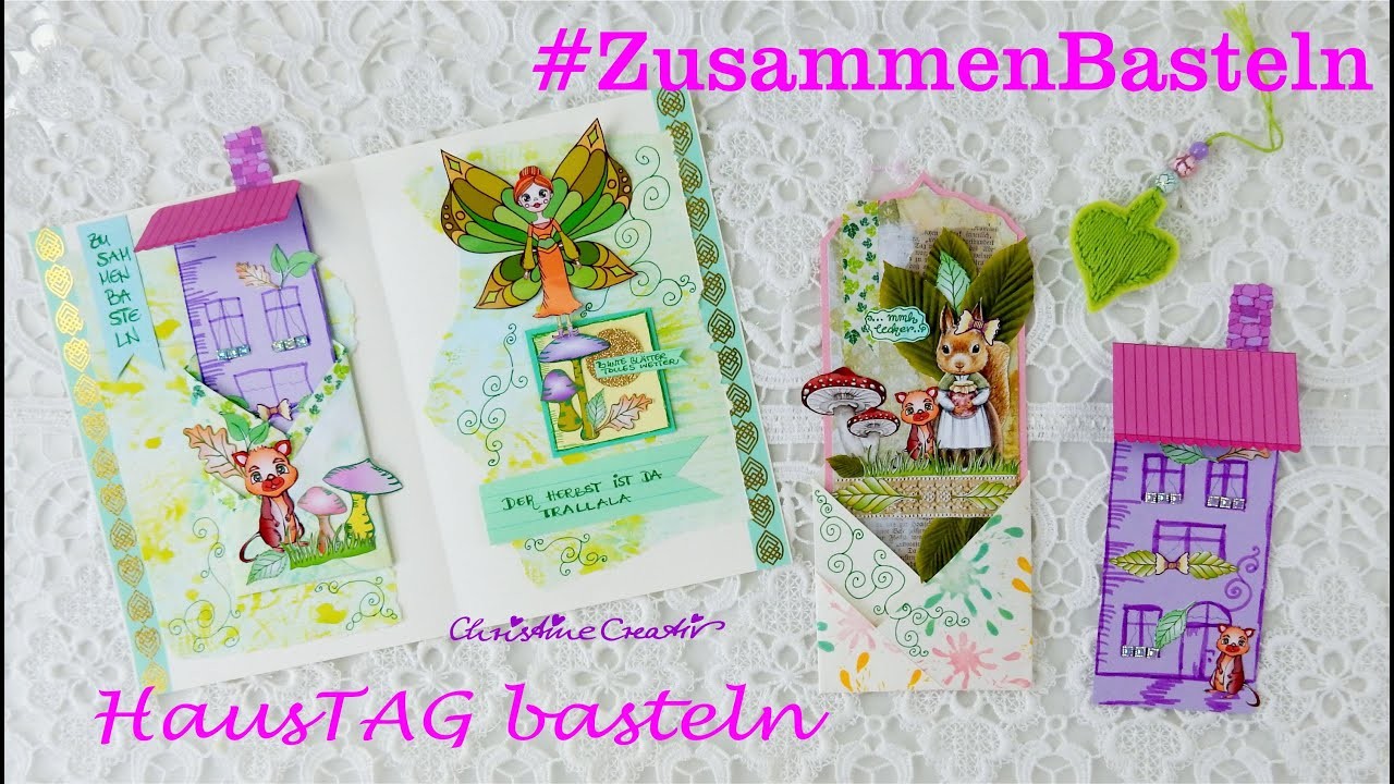 #ZusammenBasteln ???? Herbstbasteln ???? #HausTAGBasteln  Anleitung Quokka KreativSeite #ChristineCreativ