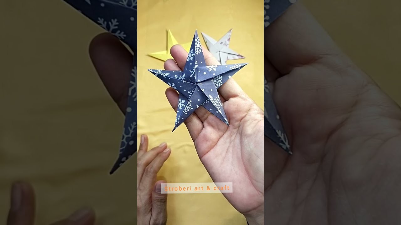 DIY Origami Bintang Kejora. DIY Paper Star #shorts