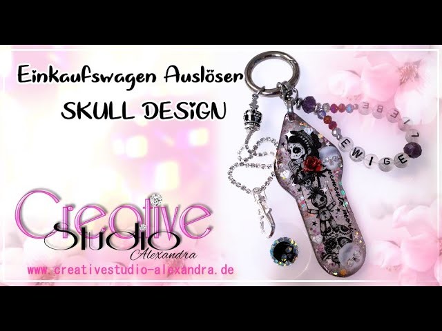 Einkaufswagen Auslöser Skulldesign