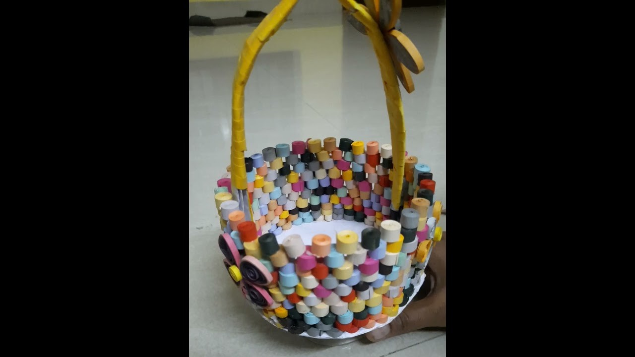 Handmade |paper quilling baskets