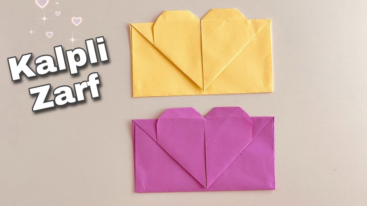 KALPLİ ZARF YAPIMI | Zarf Yapımı ????. Envelope Making