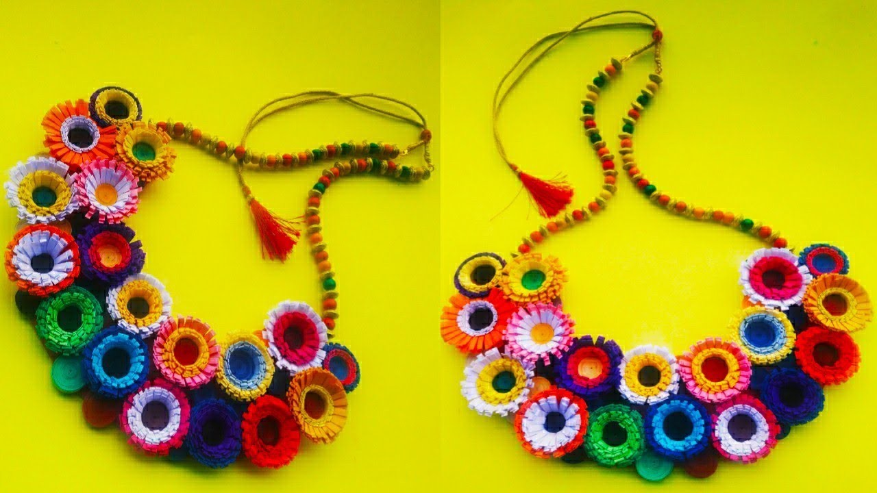 Multicolour paper jewelry | handmade jewelry