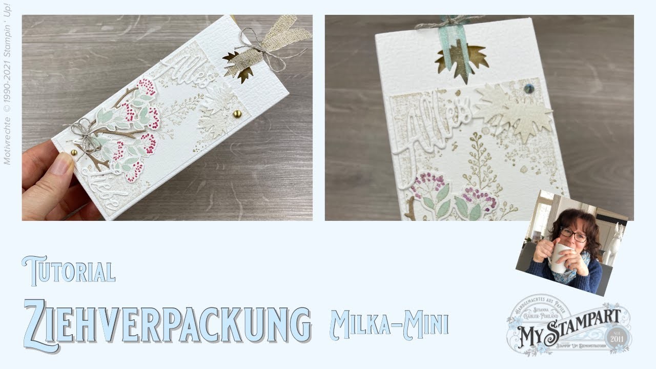 Schokolade verpacken mit dem Stampin' Up!® PP Wunder geschehen