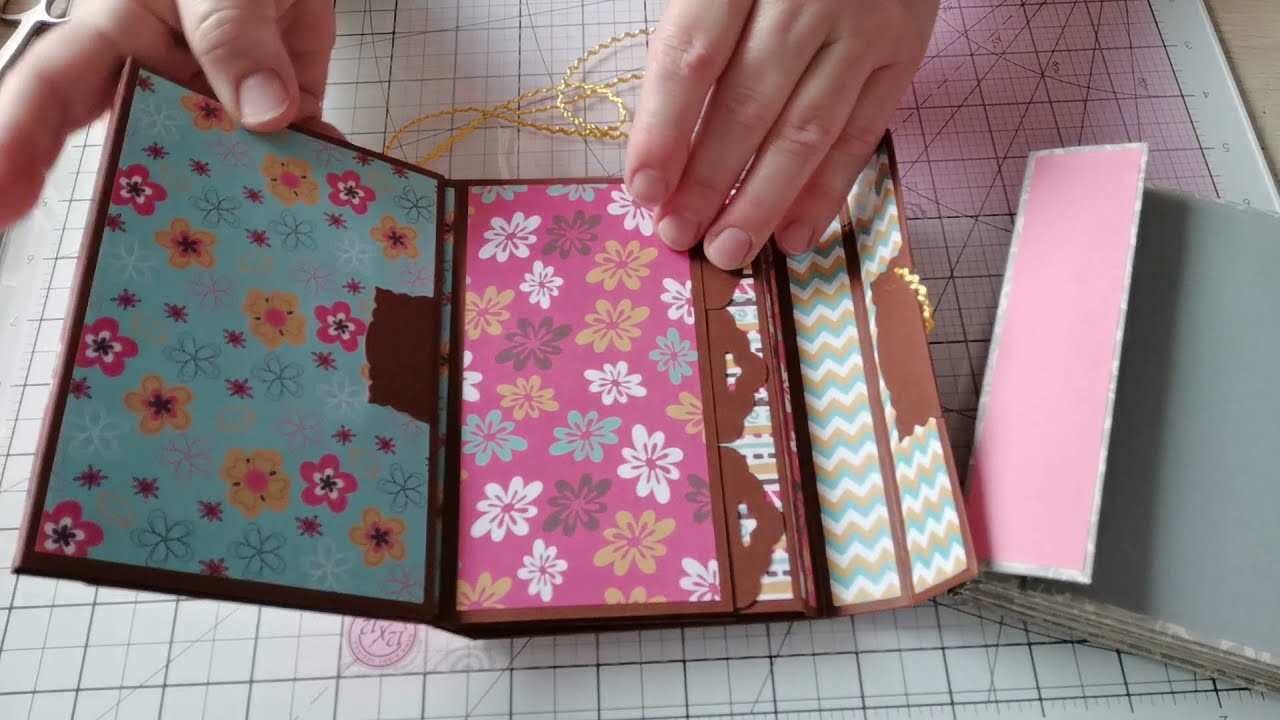 Craftupdate.Mini-Album, gebastelt nach Anleitung von Corina Henn. 08.10.2021