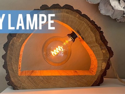 DIY Designer-Lampe aus Baumscheibe | DIY Tutorial