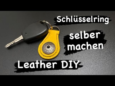 Easy DIY Leder Schlüsselanhänger selbst machen