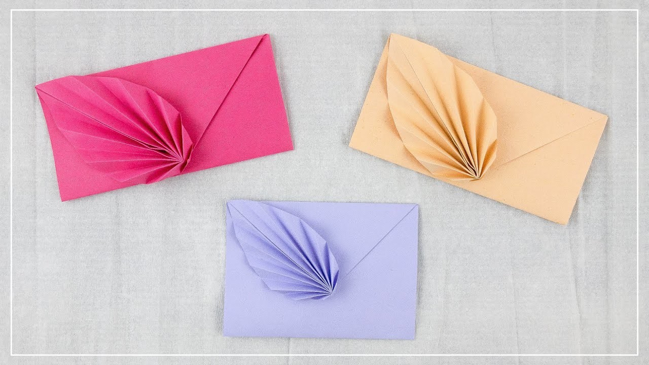 Origami Briefumschlag falten | schöne DIY Geschenkidee