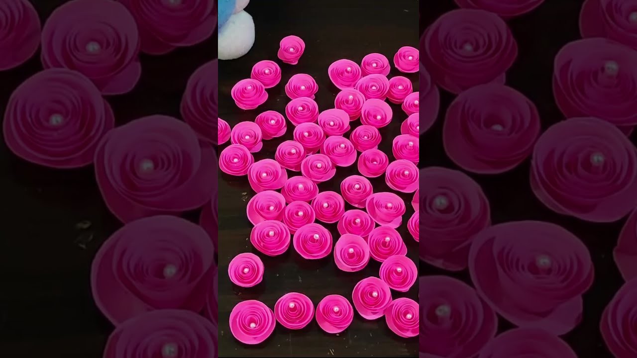 Pink Rose | DIY Paper Rose #besheysartsandcrafts #shorts