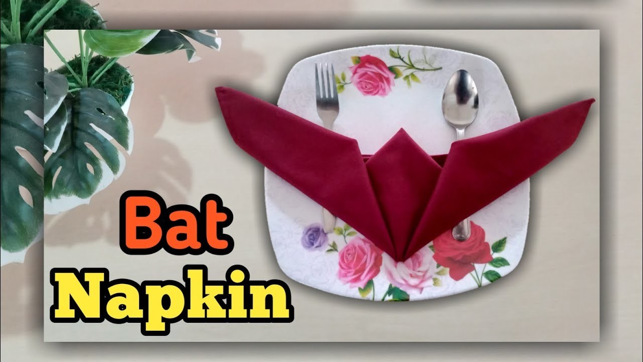 Bat Napkin Folding #shorts