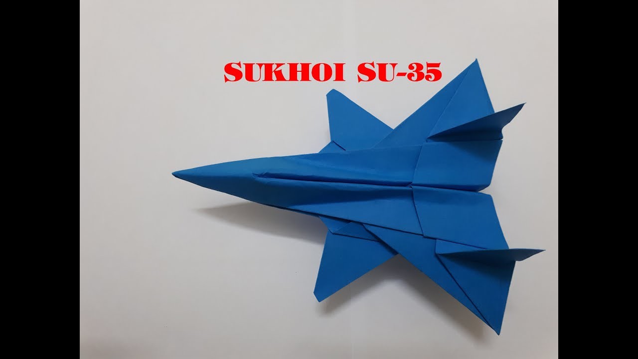 Cách gấp máy bay Su-35 | Folding Plane Sukhoi Su-35