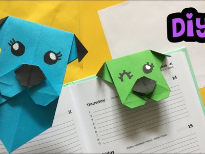 ★ DIY: LESEZEICHEN SELBER BASTELN MIT PAPIER ★ Origami Hund basteln mit papier