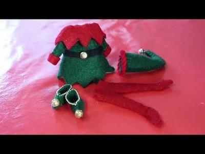 DIY Wichtelkleider für Weihnachten, Miniaturkleidung einfach selbst gemacht.