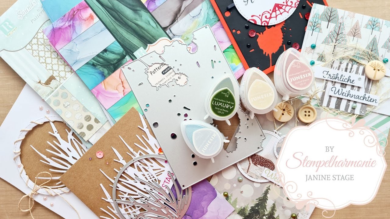 INLOVEARTS - Oktober Update - neue Stanzformen und DSP | 25% Rabattcode | Stempelharmonie