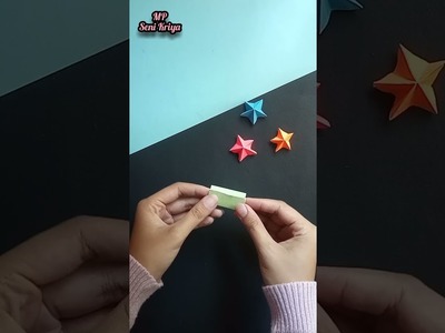 Origami Star || 3D Paper Star #shorts