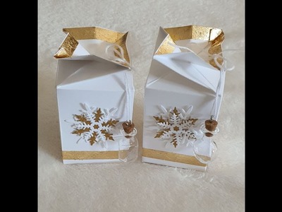 Parfum Verpackung mit Metallflocken für Weihnachten
