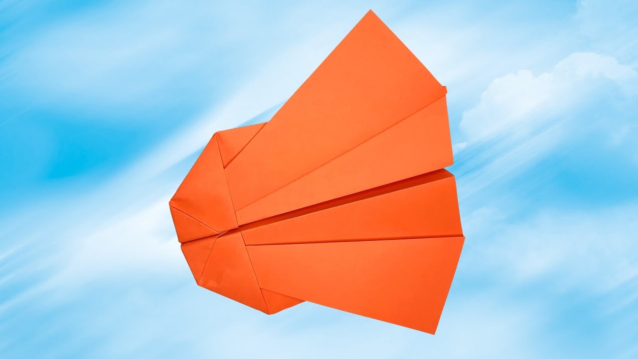 Einfacher Papierflieger ✈️ Wie macht man aus Papier ein tolles Flugzeug