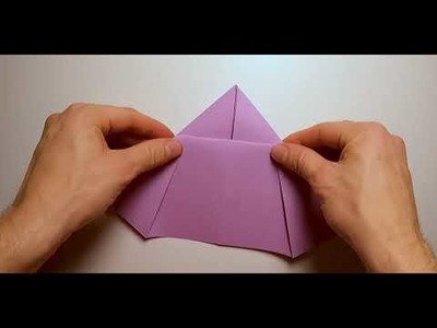 Faltanleitung Fledermaus Papierflieger - Origami falten leicht gemacht Halloween