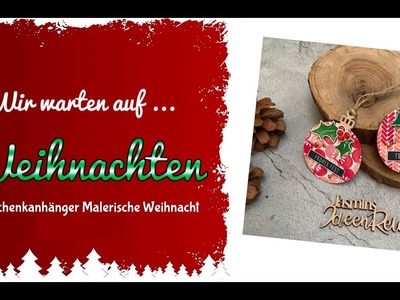 Geschenanhänger Malerische Weihnacht mit Produkten von Stampin´Up!