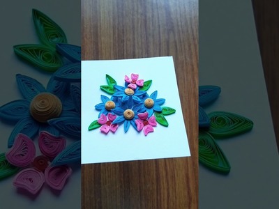 Paper quilling flowers| Quilling crafts | Paper flowers