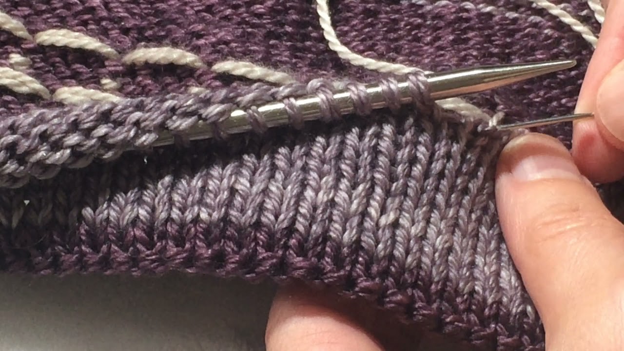 Saum unsichtbar festnähen