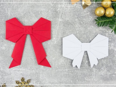 DIY Origami Schleife aus Papier falten | schöne Geschenk Deko