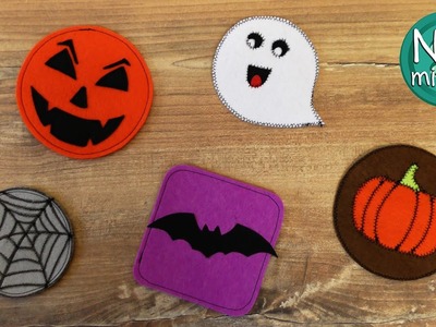 Halloween Untersetzer aus Filz | Halloween & Herbst DIY Ideen | Näh mit mir
