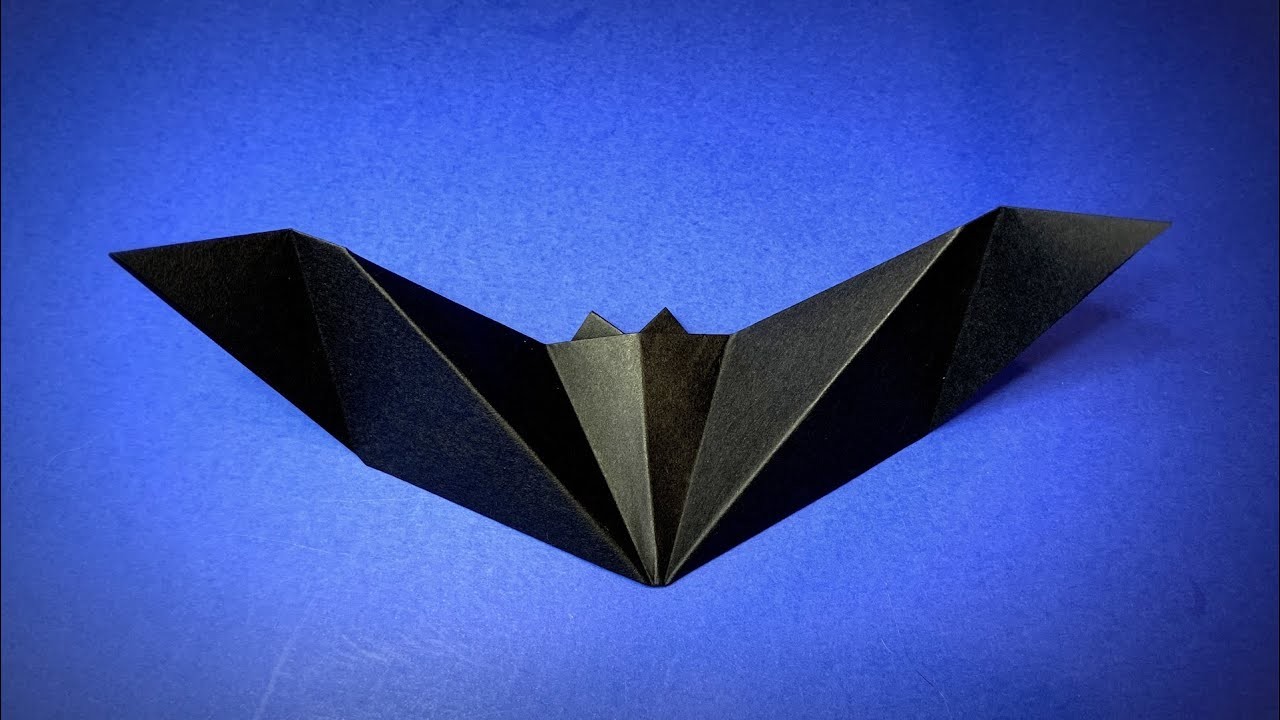 How to Make a Paper Bat | Halloween Origami Bat | Halloween Decor Ideas | Easy Origami ART