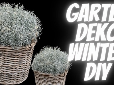 Winter Deko Trend 2021 - Garten oder Haus Deko - DIY Anleitung Haus Gartendeko einfach & schnell