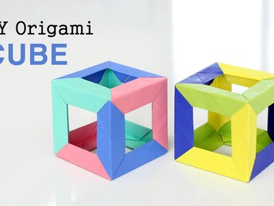 3D Paper Cube origami I funny paper craft