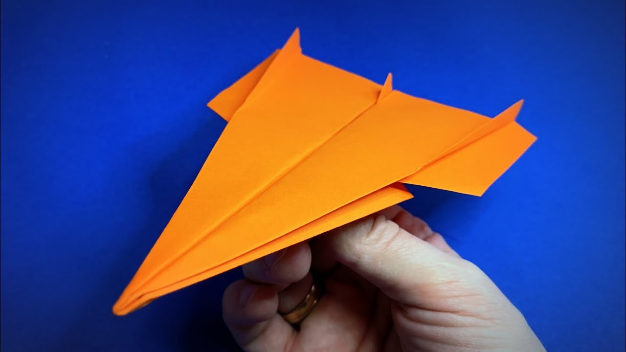 How to Make a Paper Airplane Jet that Fly Far | Origami Airplane | Easy Origami ART Paper Crafts