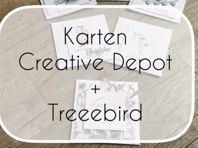 Karten mit den Stempeln von Creative Depot und Treeebird