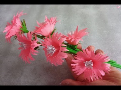 Papierblumen DIY Geschenk: Schnell und einfach Blumen aus Papier basteln