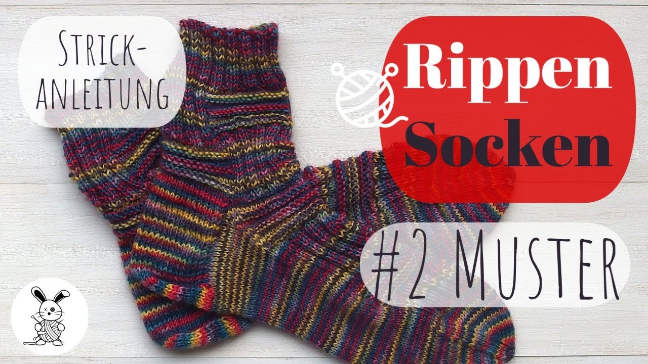 Rippen Socken #2 Muster