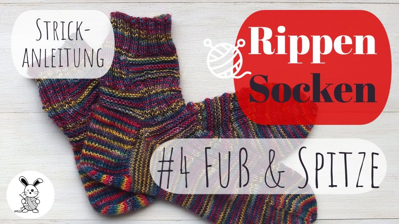 Rippen Socken #4 Fuß & Spitze