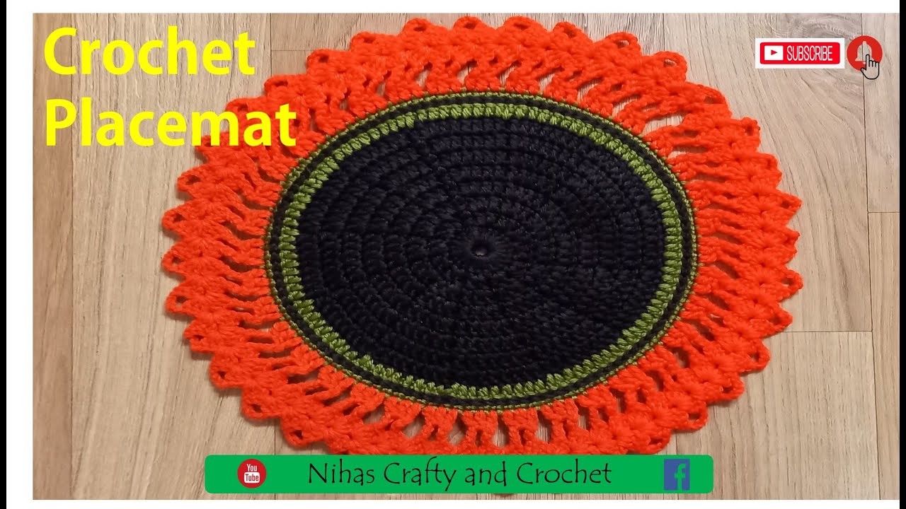 কুশিকাটার প্লেইস ম্যাট।। How to Crochet Placemat?
