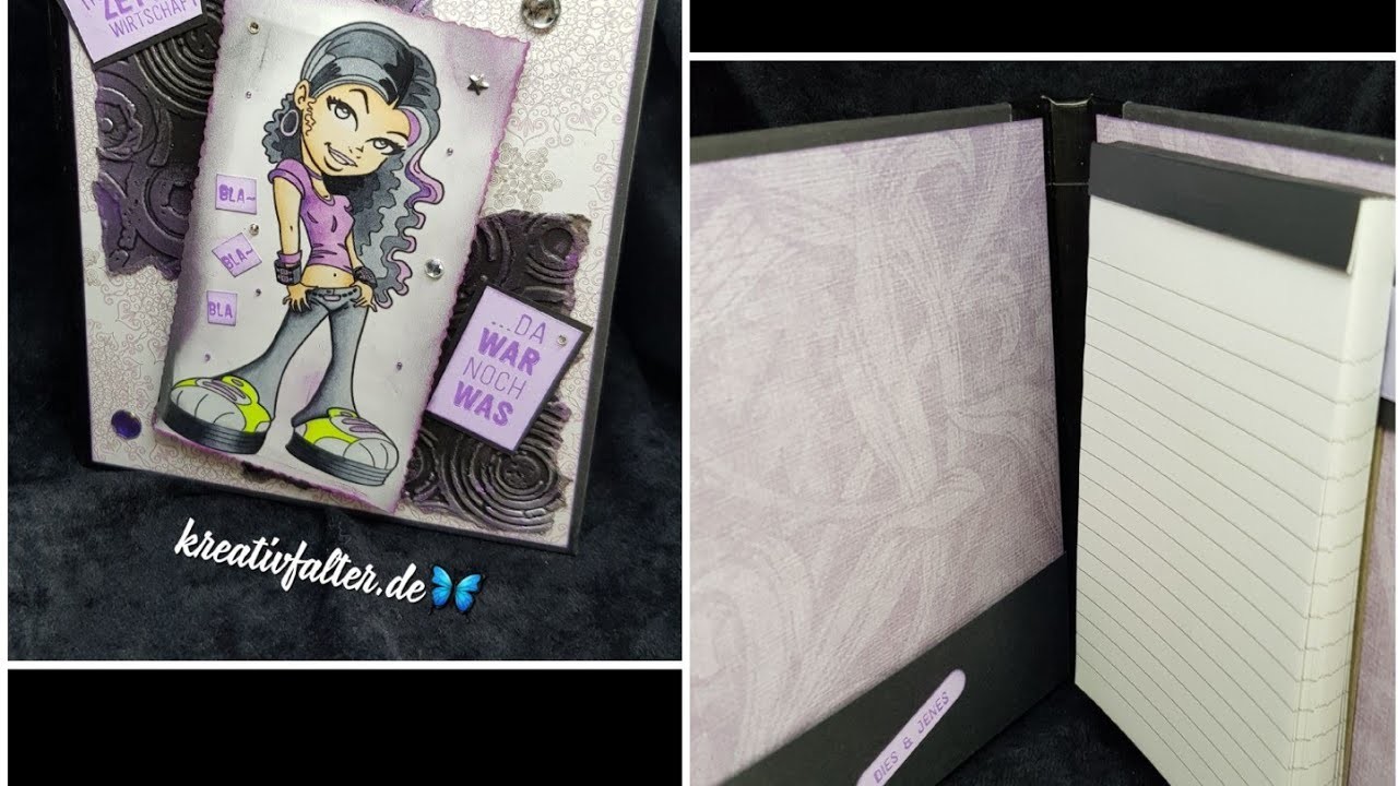 Tutorial: Cover für einen A6 Notizblock