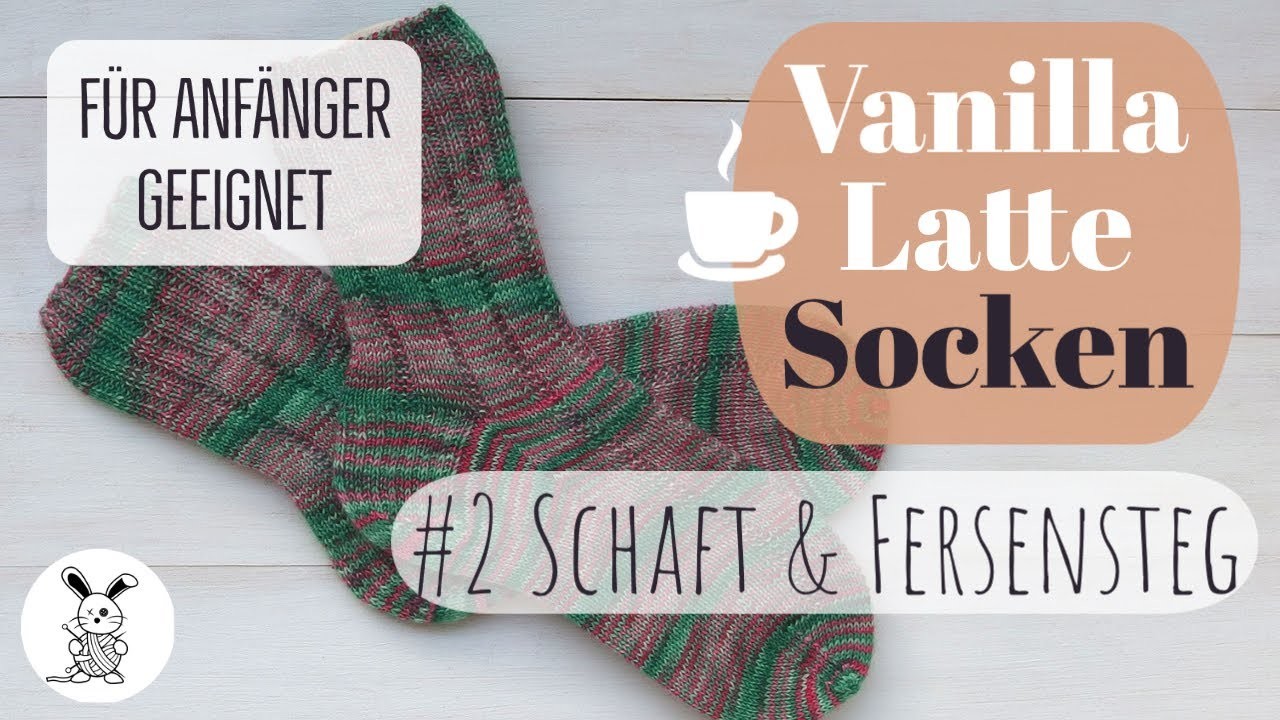 Vanilla Latte Socken #2 Schaft & Fersensteg