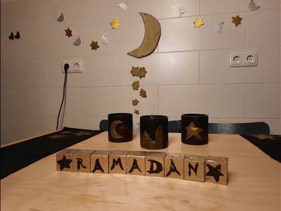 Wir basteln Ramadan Dekoration mit den Kindern | نقوم بزينة رمضان