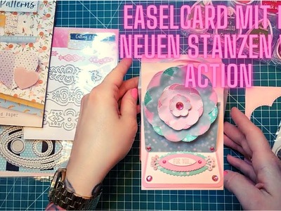 BASTEL-ANLEITUNG für EaselCard ????I Karte mit den neuen Stanzen von Action I Tutorial I DIY, Basteln