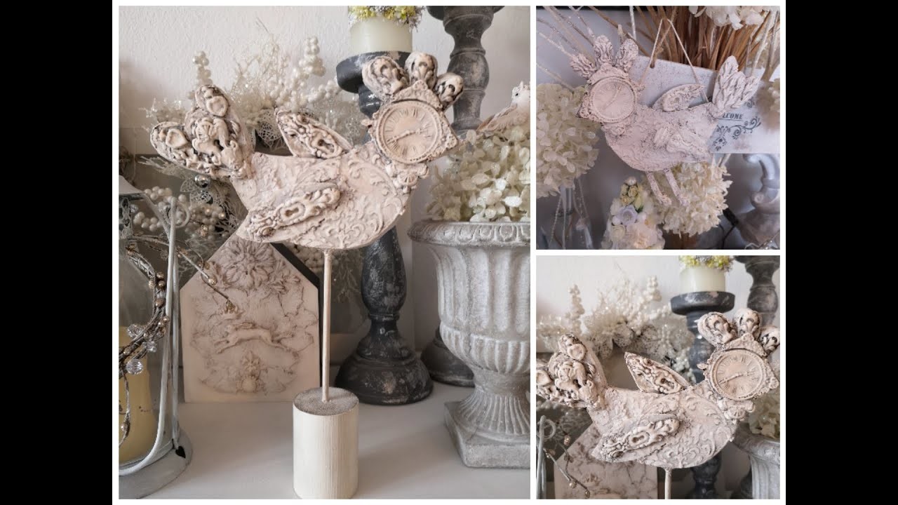 Deko Vögelchen Upcycling Idee aus Karton