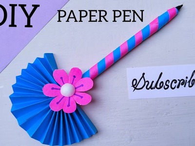 Easy Origami Paper Pen.Paper Pen.কাগজের তৈরি জিনিস.হাতের কাজ.Pen Making.কাগজের কাজ.Jaya's Creation