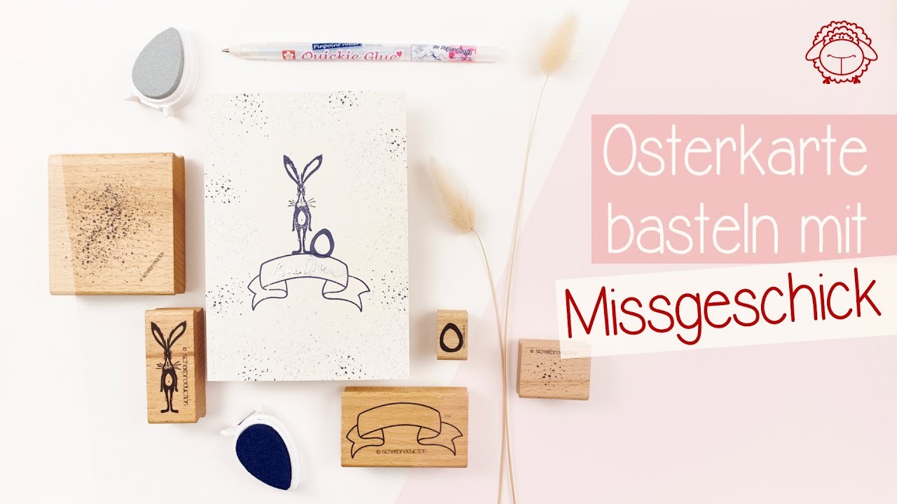 Missgeschick beim Osterkarte basteln | So kannst du die Karte retten | schafTV