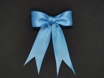 Schleife binden zum Geschenke einpacken - DIY einfache Geschenkschleife selber basteln - simple bow