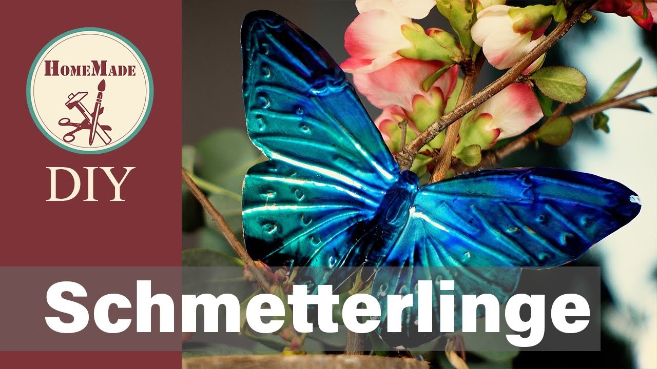 Schmetterlinge selber machen | Kreative Ideen mit Kupferfolie und Alcohol Ink | DIY | Butterfly