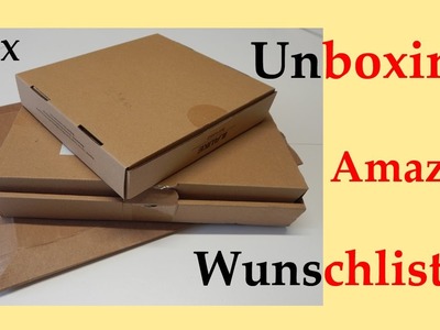 Unboxing Video - Geschenke aus meiner Amazon Wunschliste - THX
