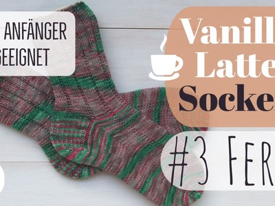 Vanilla Latte Socken #3 Ferse