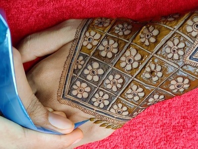 VERY BEAUTIFUL LATEST HENNA DESIGN | Modern style mehndi designs for back hand by Thouseens Henna