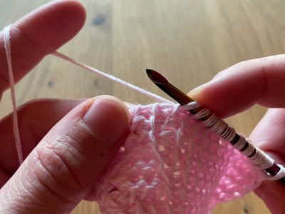 DIY Häkeln: Zunahme im tunesischen Grundstich