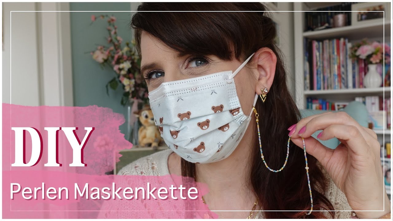 DIY | Maskenkette mit Perlen - einfach selbstgemacht