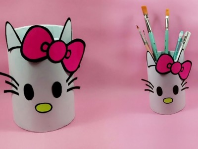 DIY pen stand | Paper pen stand | paper craft | #shorts